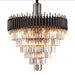 AICO Furniture Lighting Symphony Round 24 Light Chandelier in Clear image
