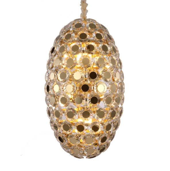 AICO Furniture Lighting Pendant 14 Light Chandelier in Gold image