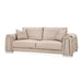 AICO Furniture Mia Bella Bergamo Sofa in Stainless Steel image