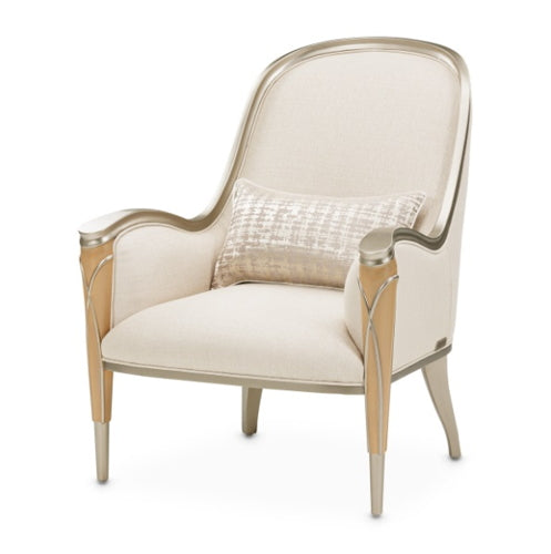 AICO Villa Cherie Accent Chair in Caramel image