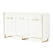 AICO Furniture Palm Gate Sideboard in Cloud White image