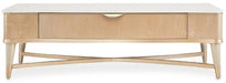 AICO Malibu Crest Rectangular Cocktail Table in Blush 9007201-131 image