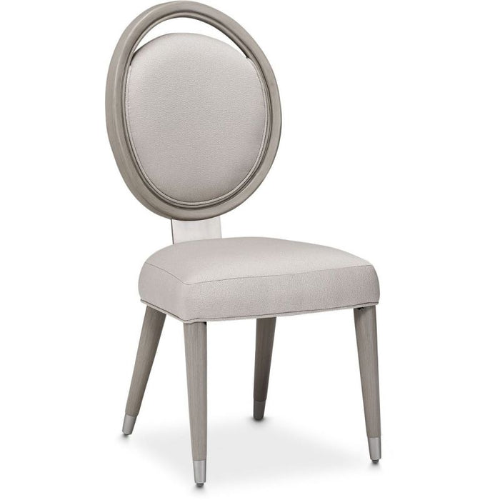 AICO Eclipse Side Chair (Set of 2) in Moonlight