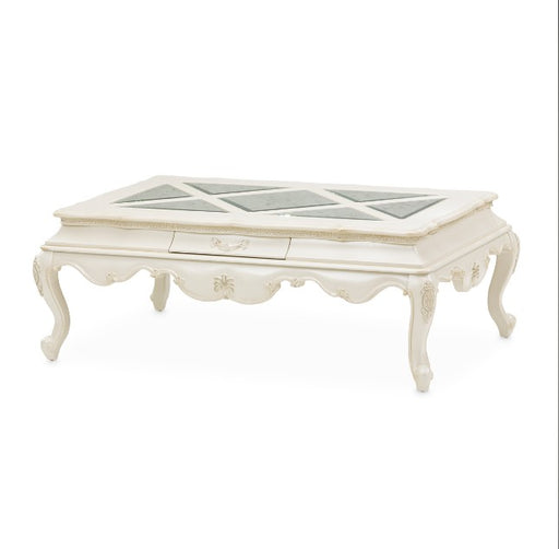 AICO Lavelle Rectangular Cocktail Table in Classic Pearl image